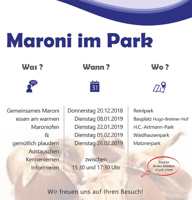 Fair-Play-Team lädt zu Maroni im Park
