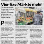 Matzner-Markt einer von vier neuen Fix-Märkten in Wien