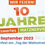 Straßenfest in der Wohnstraße am 15. September