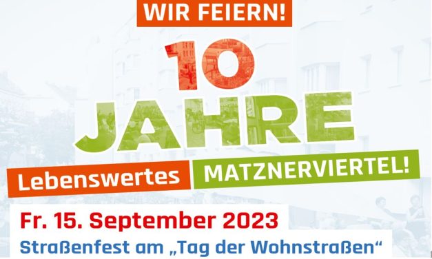 Straßenfest in der Wohnstraße am 15. September