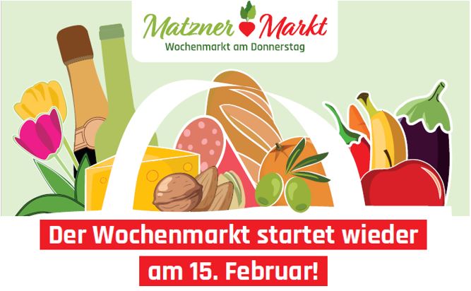 Matzner-Markt: Nächster Markttag 15. Februar